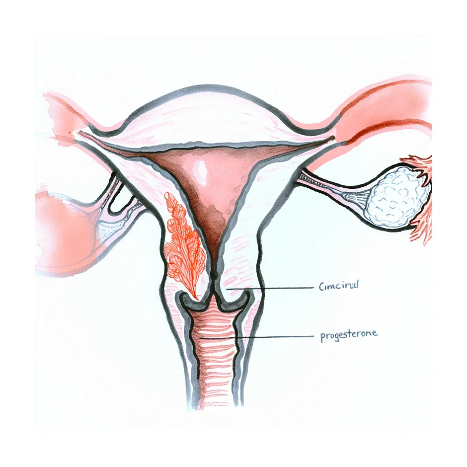 دل‌پیچه بعد از شیاف پروژسترون در هفته ۳۴ بارداری
