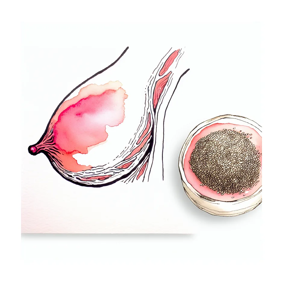 تاثیر دانه چیا بر بزرگ شدن سینه