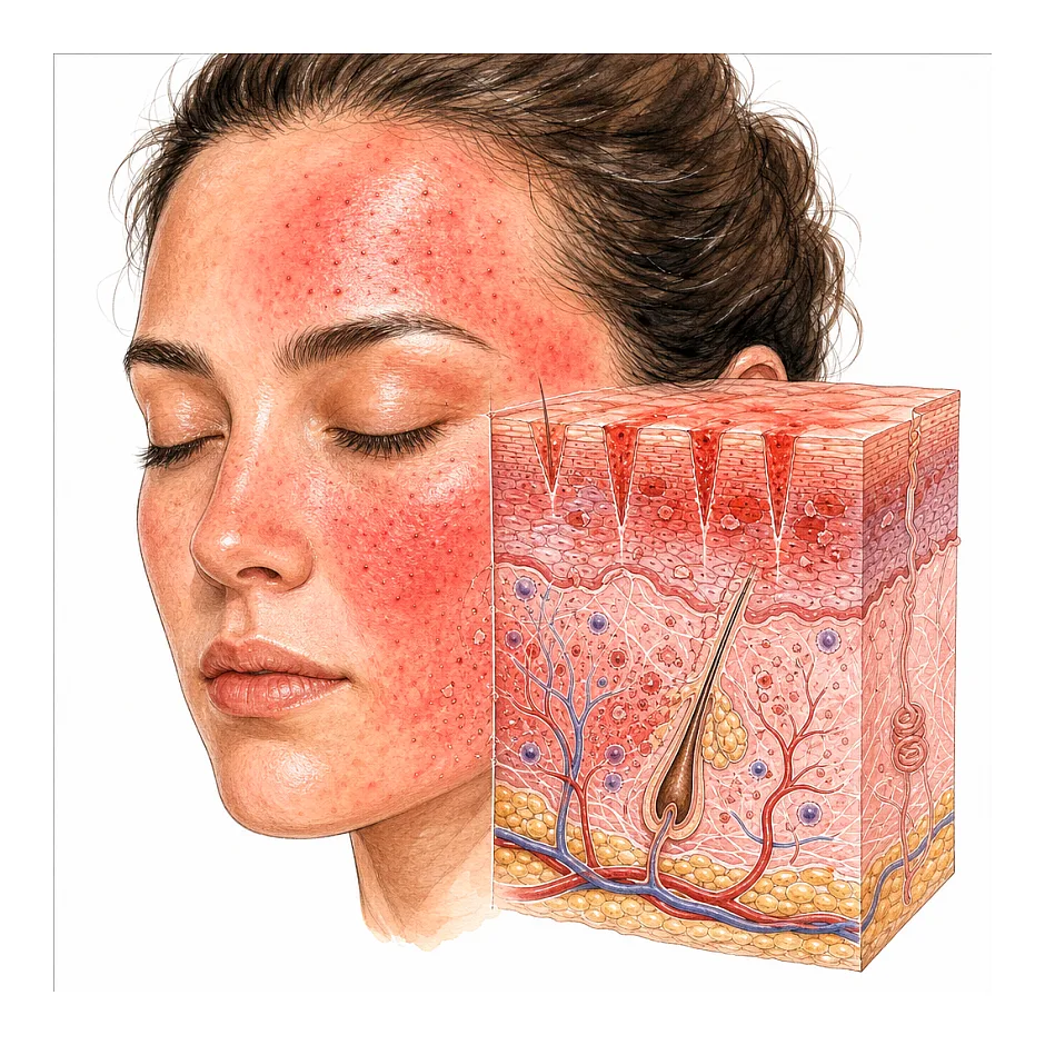 آیا آفتاب سوختگی پوست صورت بعد از میکرونیدلینگ خوب می‌شود؟