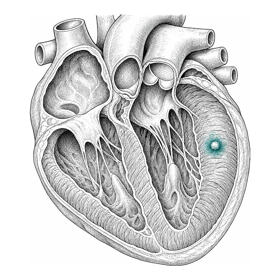 نقطه اکوژن در بطن چپ جنین — معنی و اقدامات