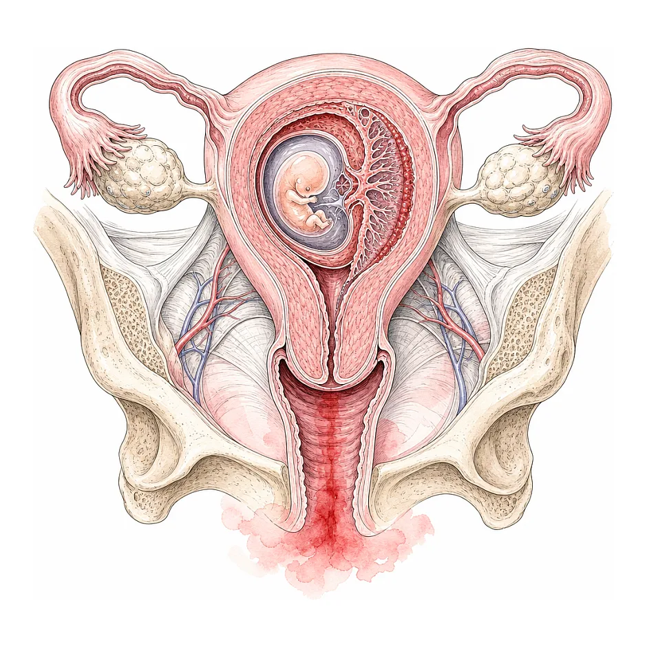 لکه بینی در هفته نهم بارداری چه معنی‌ای دارد؟