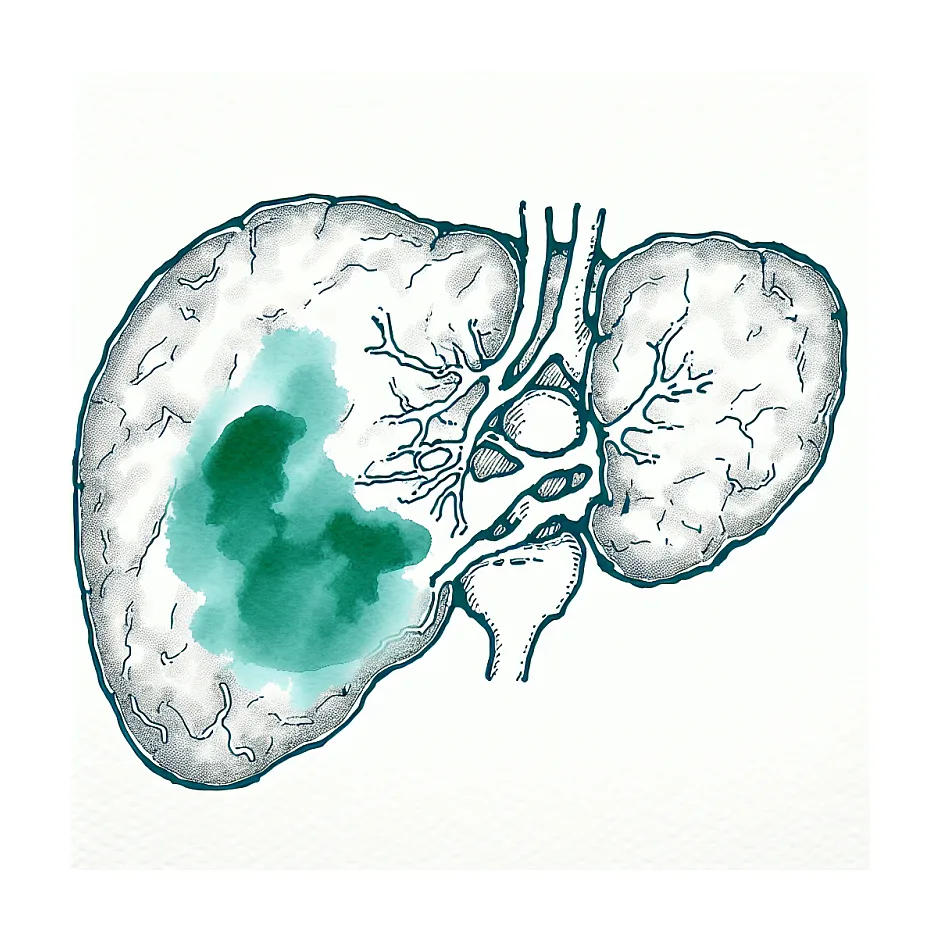 ضایعه اکوژن و گرانولوم کلسیفه کبد؛ آیا خطرناک است؟
