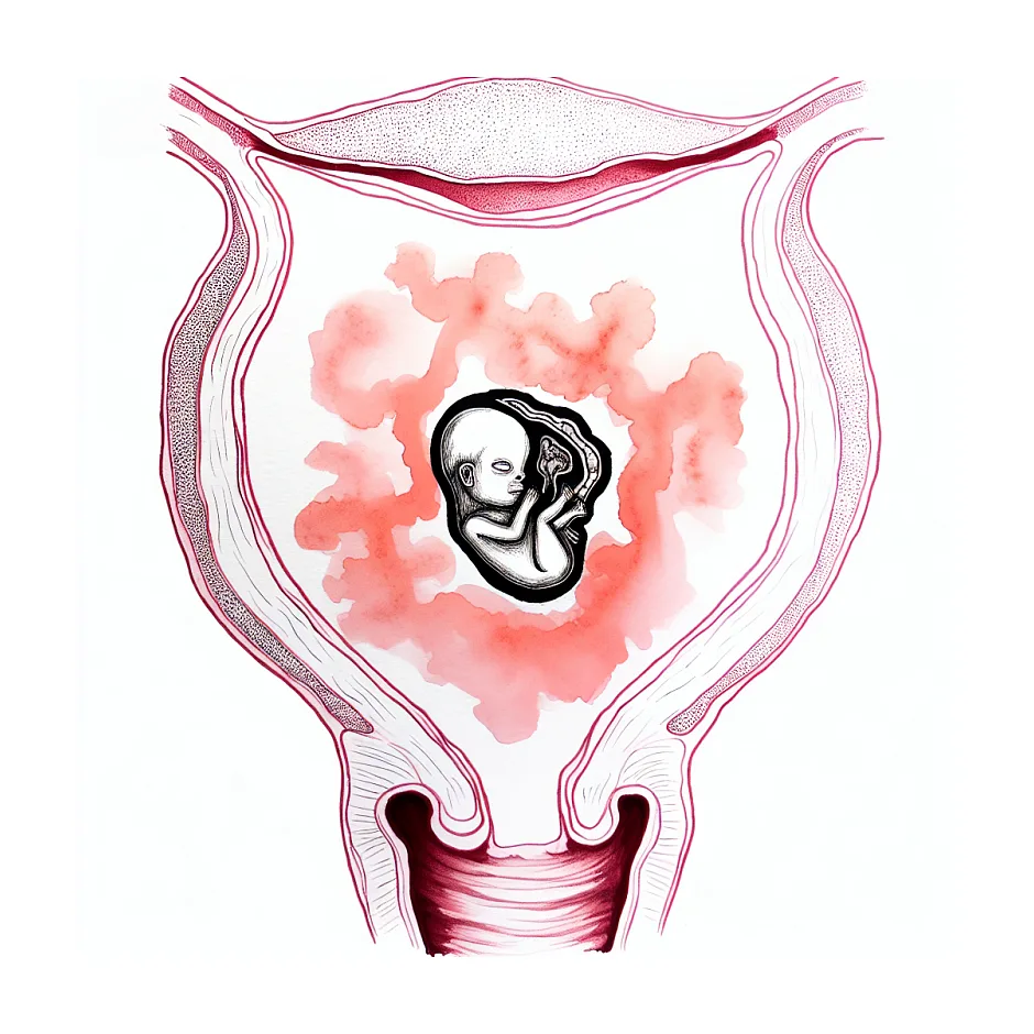 جنین بدون قلب در ۹ هفتگی و نداشتن خونریزی