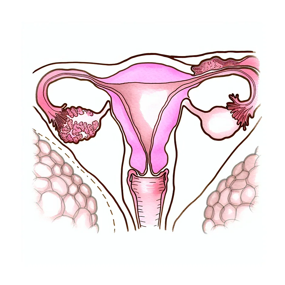 لکه بینی پس از درمان کیست تخمدان: علت و راه حل