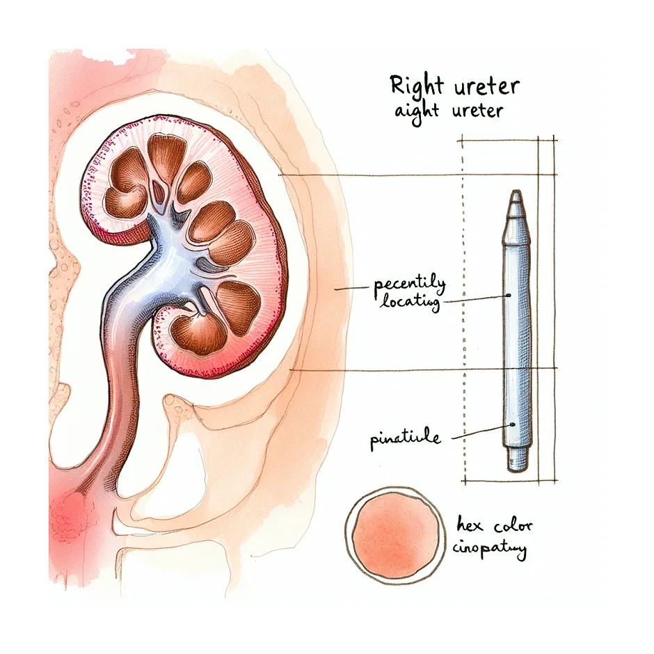 بهترین روش دفع سنگ ۶ میلی‌متری حالب راست