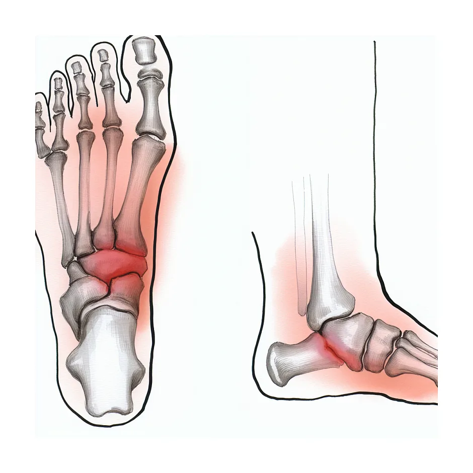علت درد و ورم شست پا همراه با سوزش چیست؟