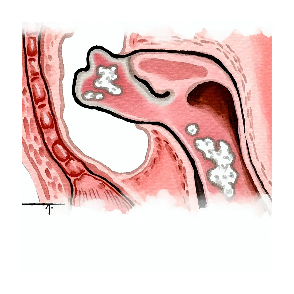 درمان لوزه حفره‌دار و نقاط سفید لوزه