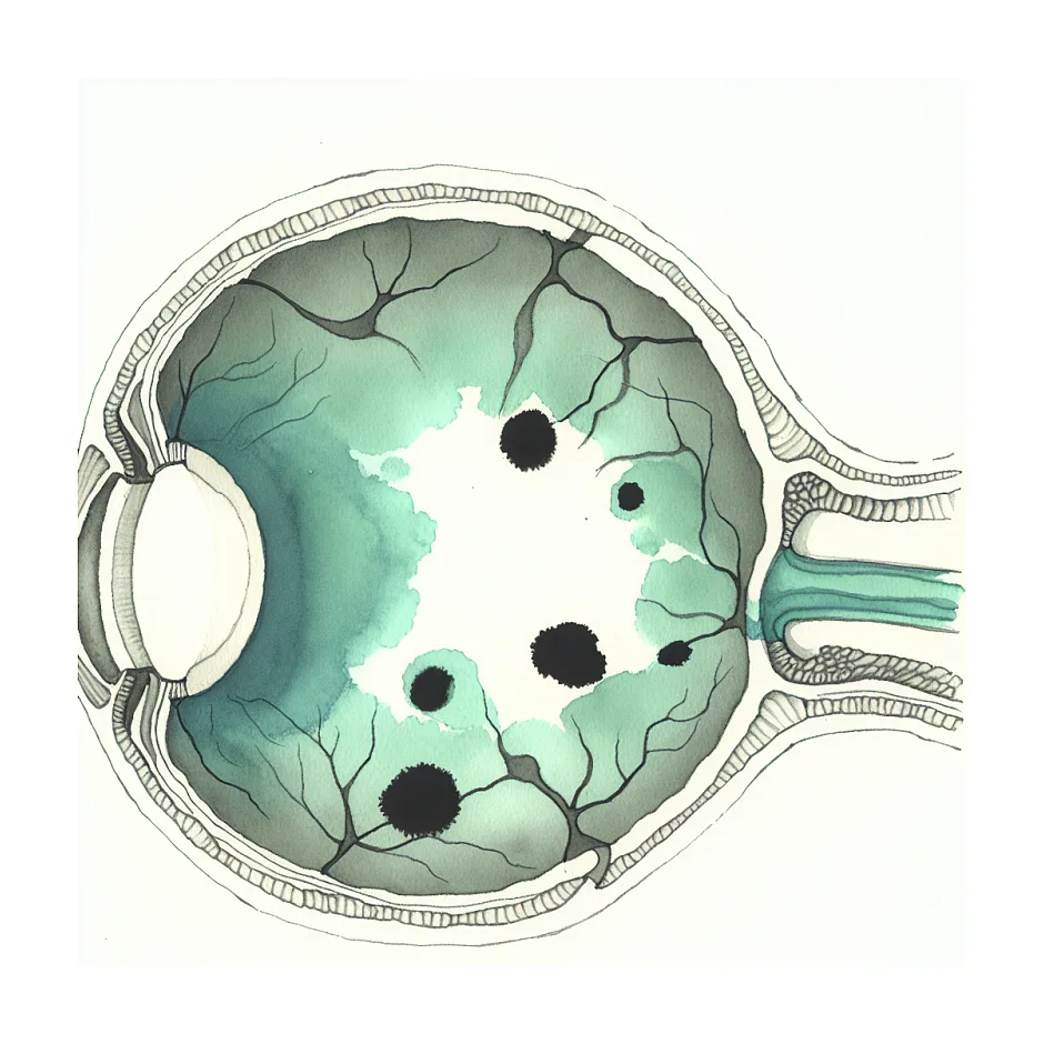 علت دیدن لکه‌ سیاه جلوی چشم چیست؟