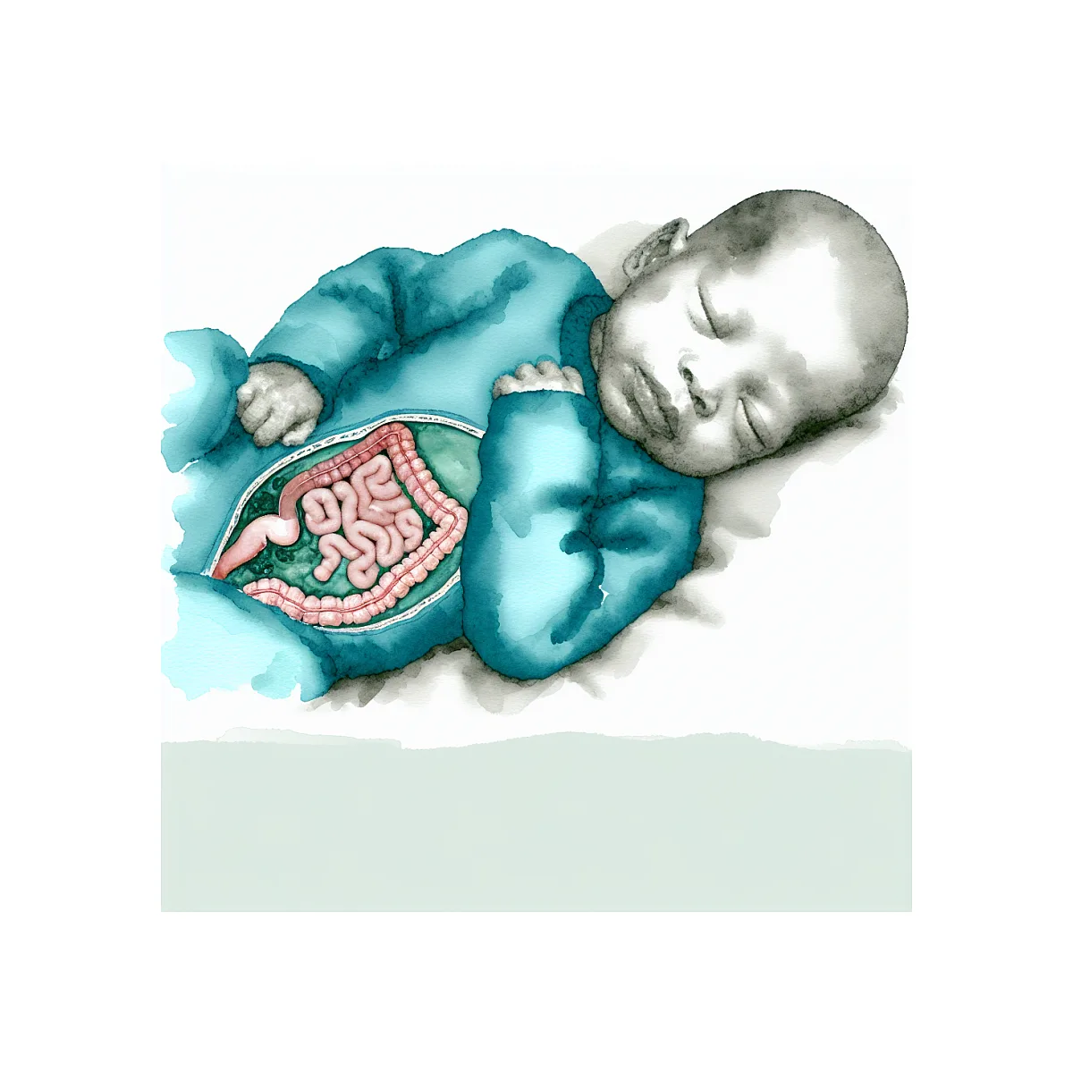 علت غرغر و زور زدن نوزاد در خواب و موقع شیر خوردن