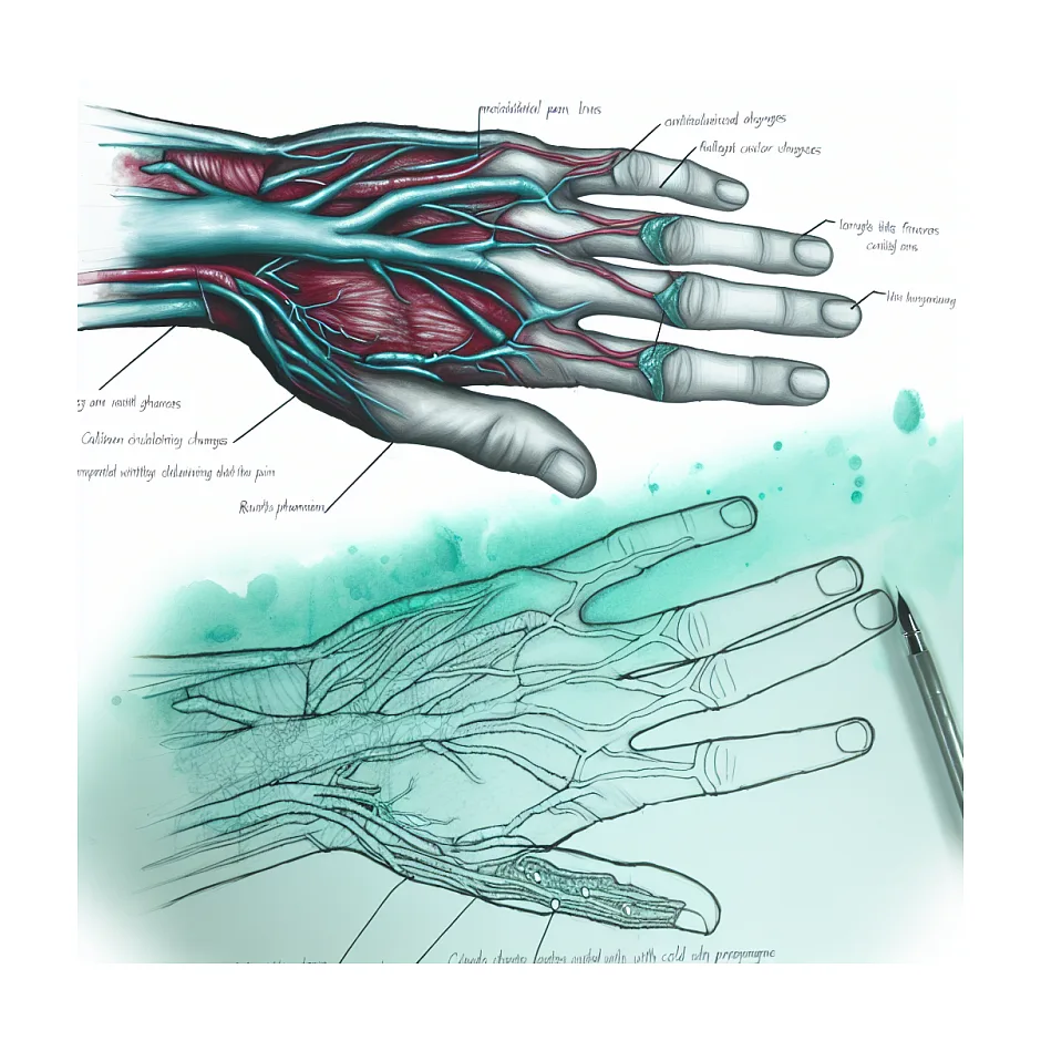 علت تیر کشیدن انگشتان دست در تماس با آب سرد