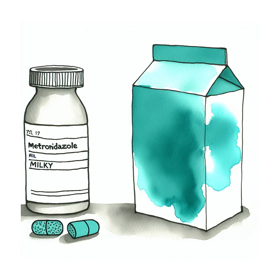 تداخل مترونیدازول با لبنیات؛ می‌شود همزمان خورد؟