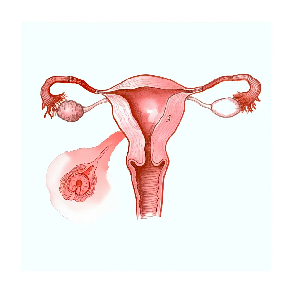 فاصله نرمال لبه جفت از دهانه رحم در بارداری