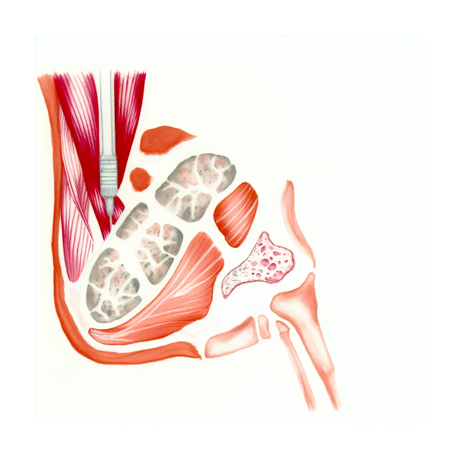 محل مناسب تزریق واکسن یک‌سالگی کودک