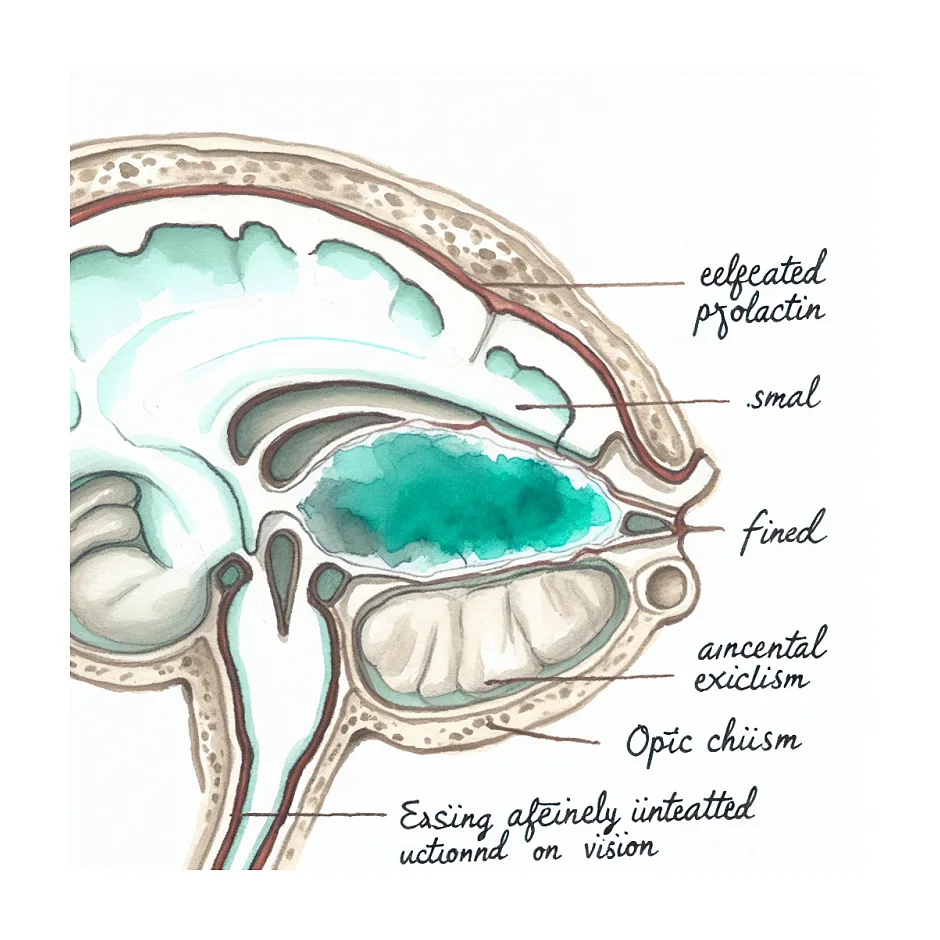 افزایش خفیاک پرولاکتین و تأثیر آن بر بینایی