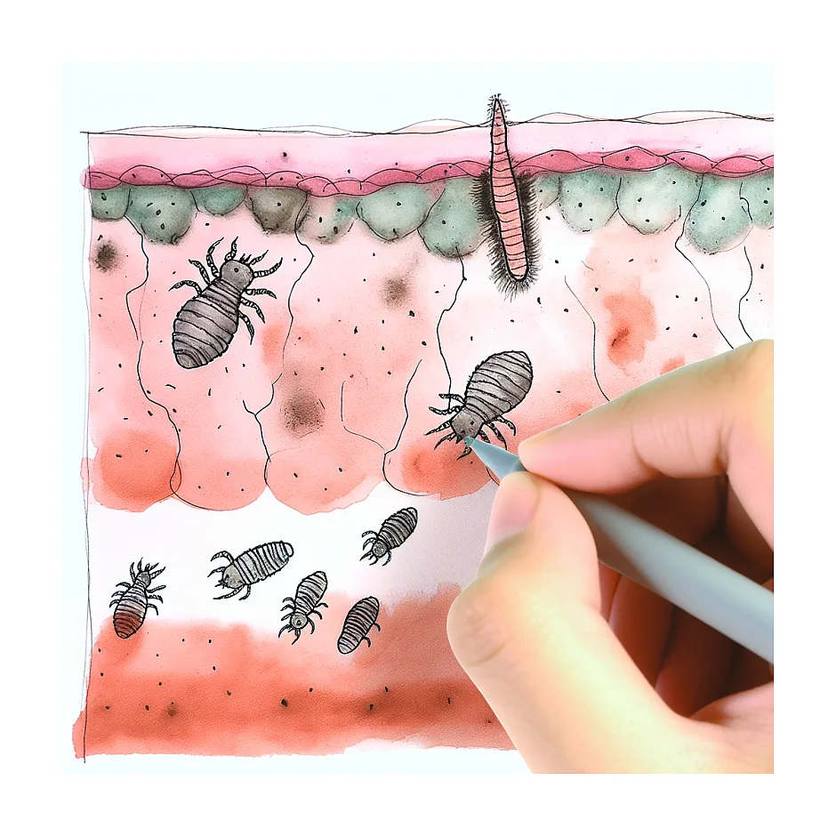 خارش پس از درمان گال: دوره زمانی و روش‌های کاهش آن