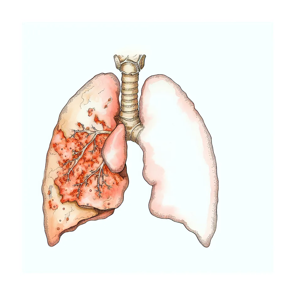 انفیلتراسیون ریه در عکس قفسه سینه کودک