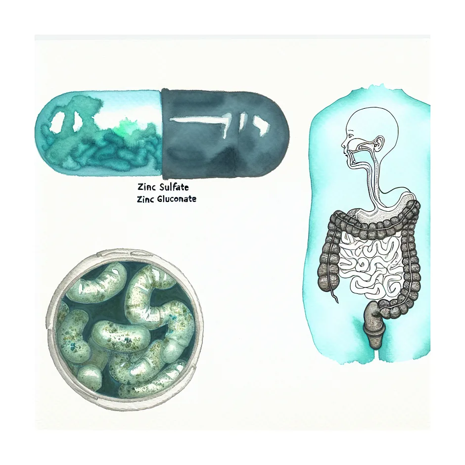 تفاوت زینک سولفات و زینک گلوکونات در کودک ۹ ماهه