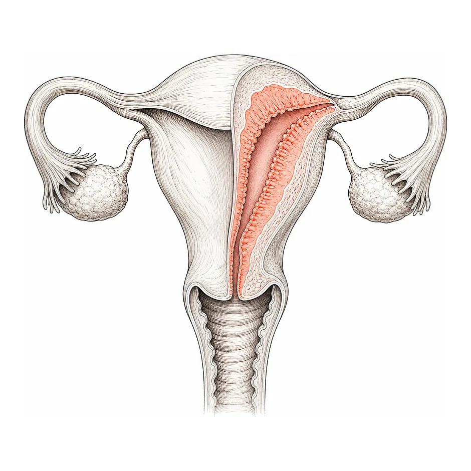 ضخامت ایده‌آل رحم برای کاشت جنین در IVF