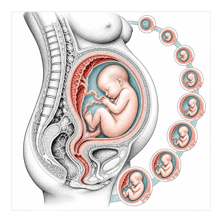 وزن گیری جنین در چه هفته‌هایی از بارداری بیشتر است؟