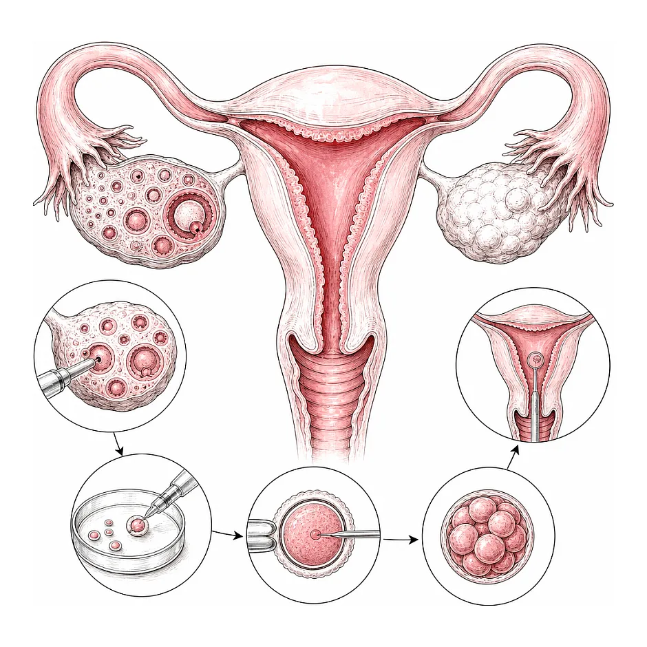 بهترین زمان برای انجام IVF پس از اختلال در دوره‌های قاعدگی