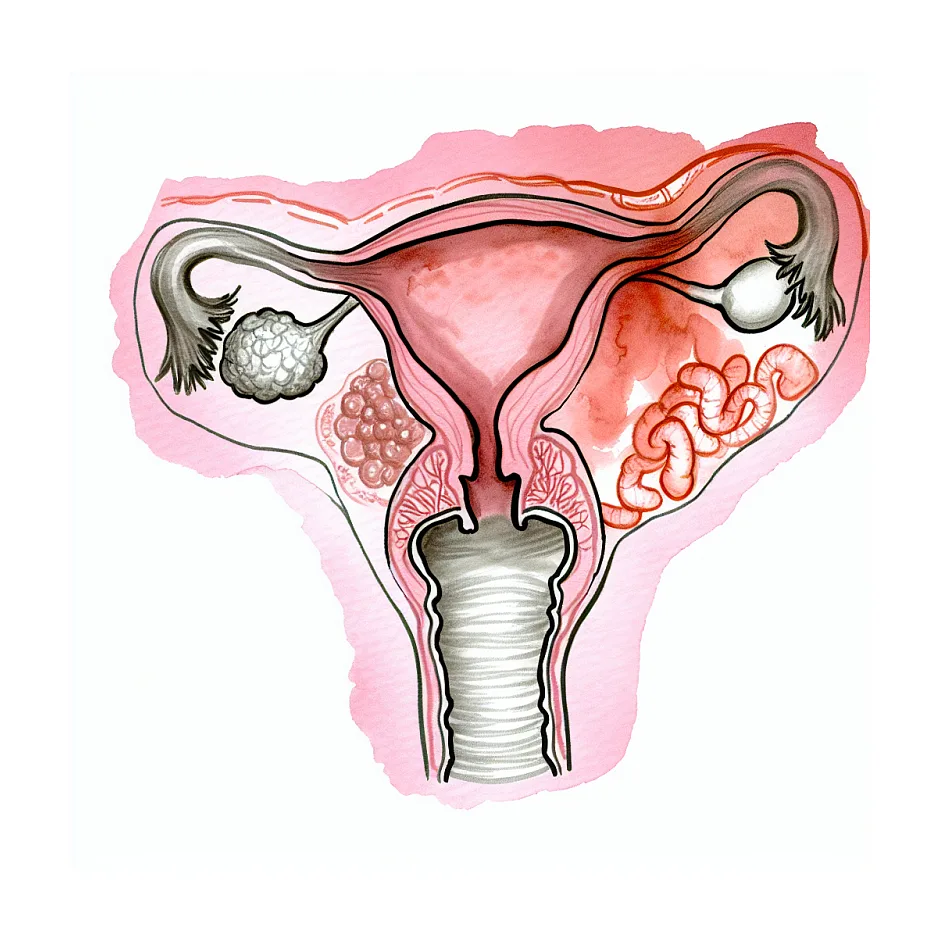 علت سفت و بزرگ شدن شکم در خانم‌ ۳۳ ساله چیست؟