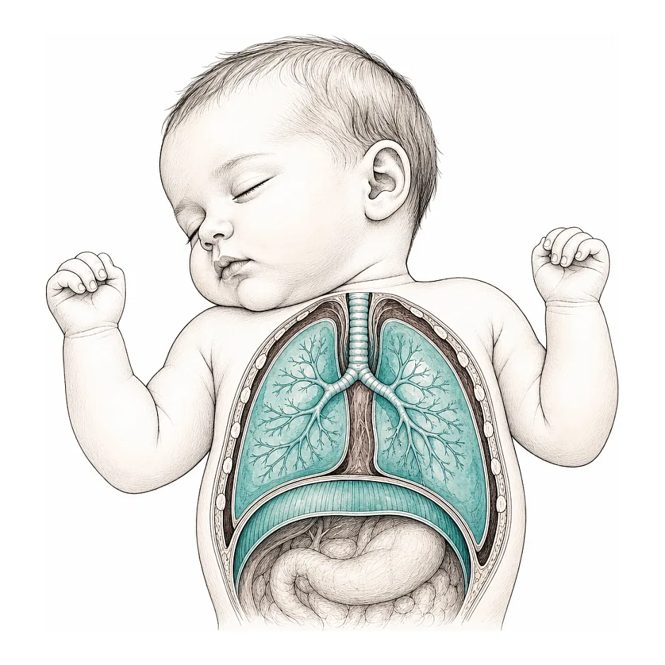 تعداد تنفس نوزاد ۳ ماهه در خواب؛ آیا ۶۰ طبیعی است؟