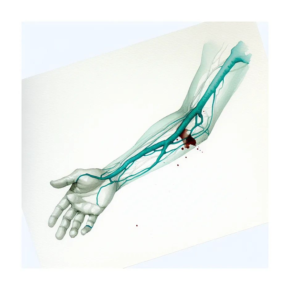 خونریزی و خطر مرگ در بریدن رگ دست