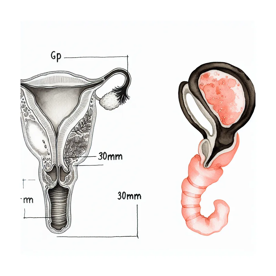 طول سرویکس ۳۰ میلی‌متر در هفته ۱۸ بارداری