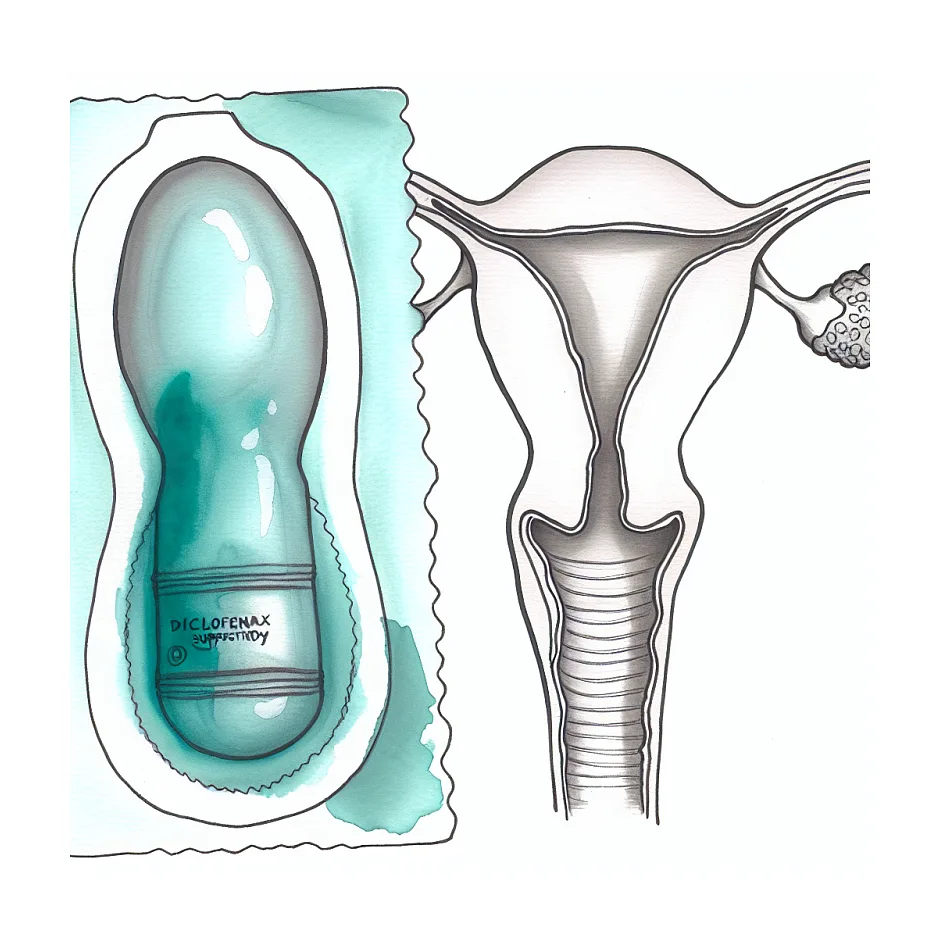 استفاده از شیاف دیکلوفناک در شک به بارداری