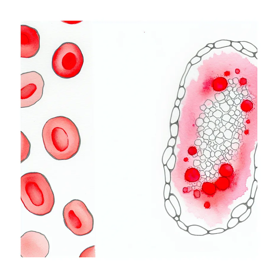علت بالا بودن RBC و پایین بودن MCH در آزمایش خون