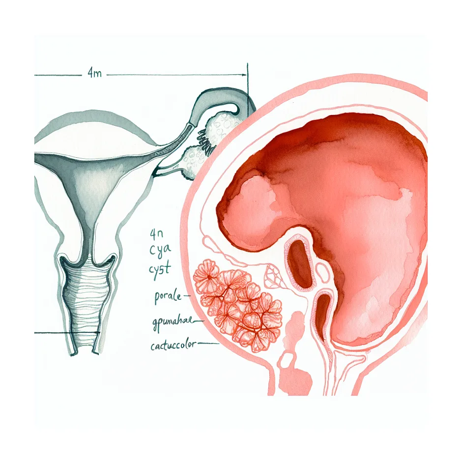 کیست تخمدان ۴ سانتی در ۴۸ سالگی؛ چقدر نگران باشیم؟