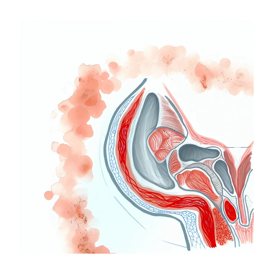 علت قرمزی و بنفش شدن خط باسن و اطراف مقعد