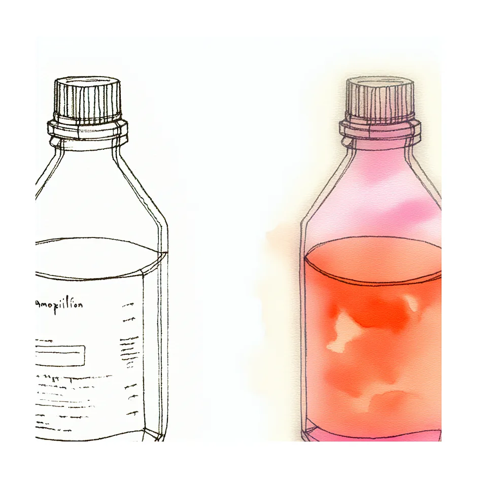 مقدار مناسب شربت آموکسی‌سیلین برای کودک ۱ ساله