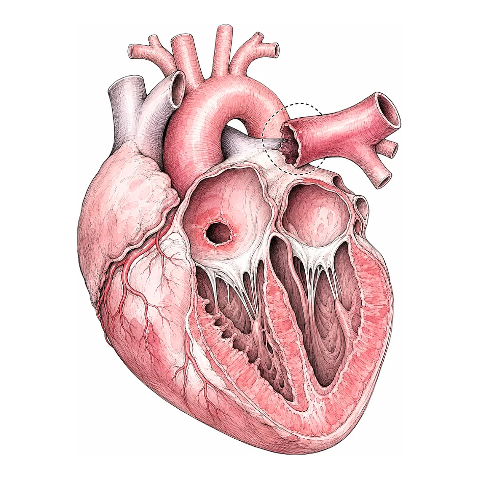 آیا جابجا شدن و سوراخ بودن رگ در قلب خطرناک است؟