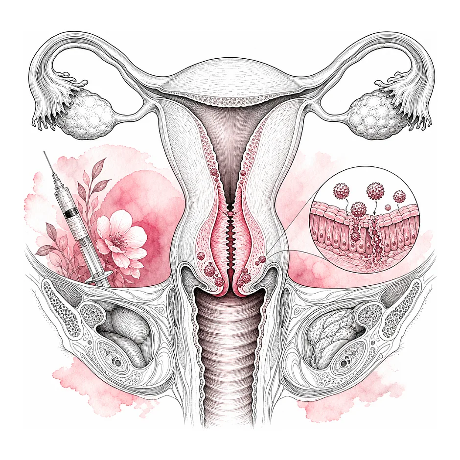 انتقال HPV به زن واکسینه شده و ریسک ابتلا به سویه‌های خارج از واکسن