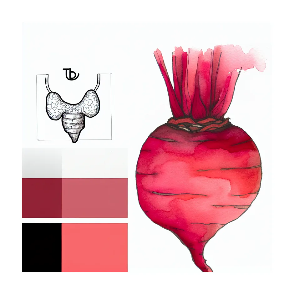 مصرف چغندر قرمز در کم کاری تیروئید و تداخل با لووتیروکسین