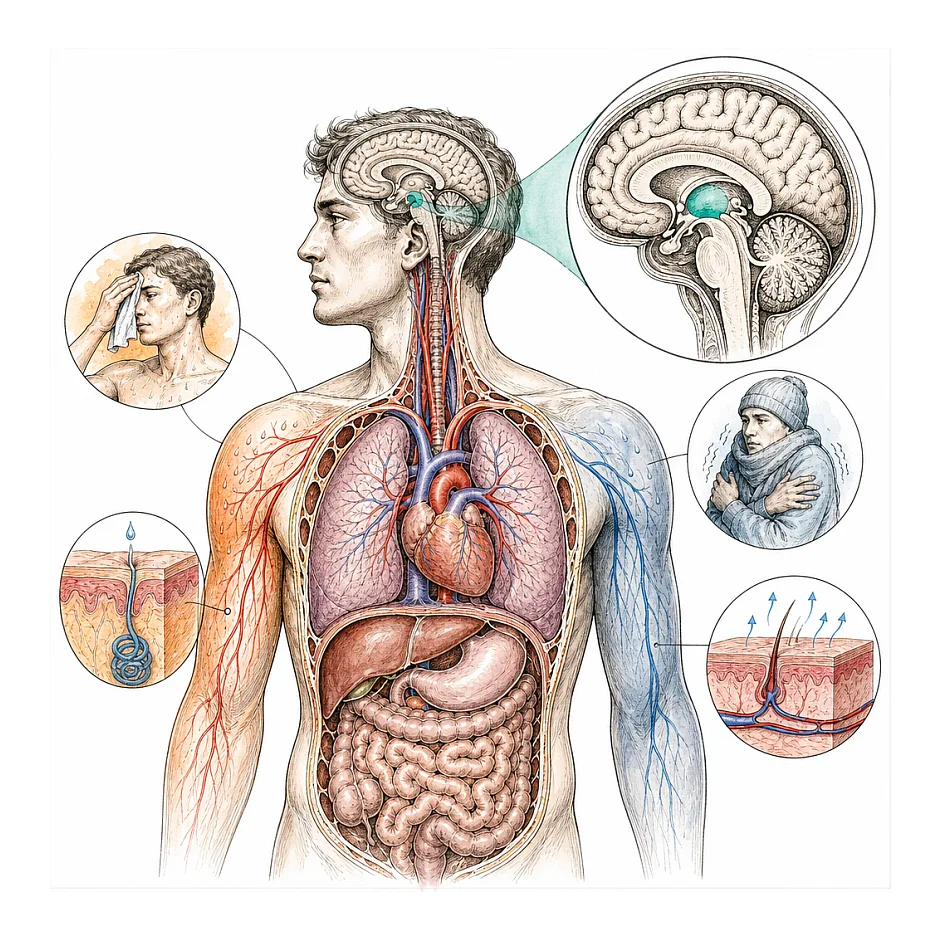 علت احساس گرمی درونی بدن چیست؟