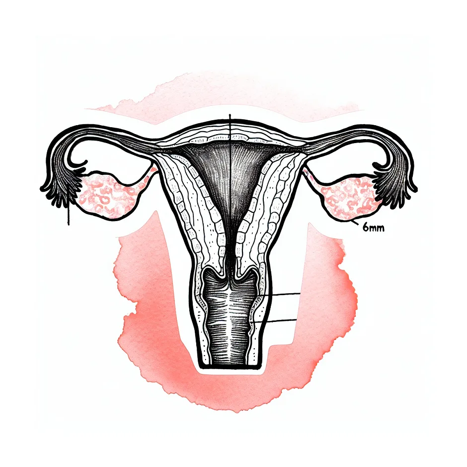 ضخامت اندومتر ۶ در روز ۱۸؛ نرمال است؟