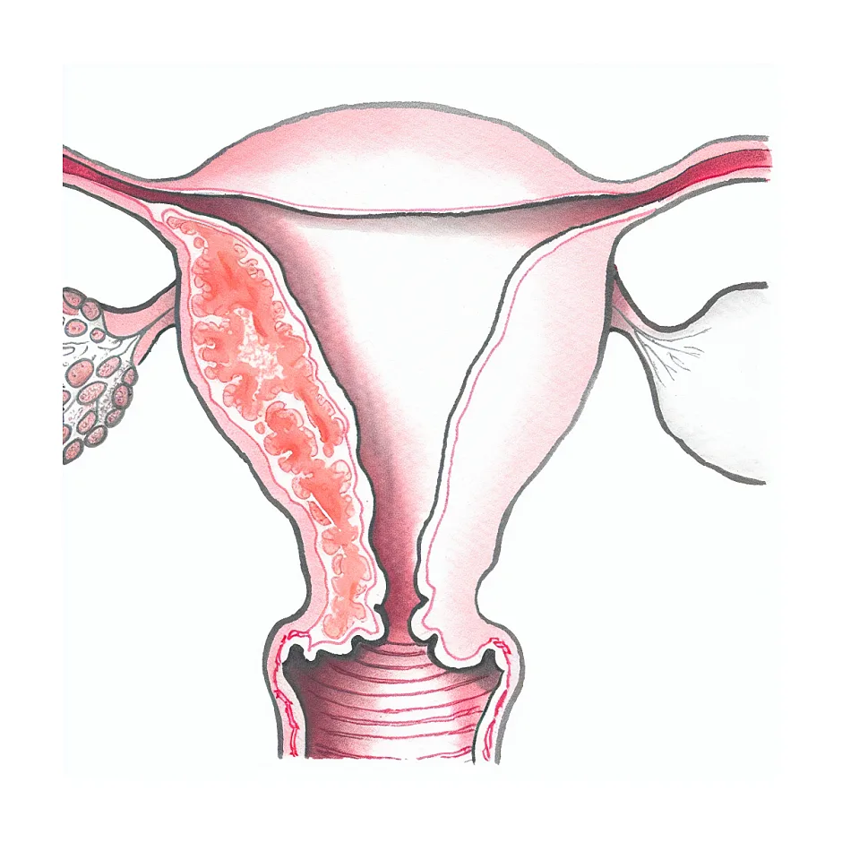 ضخامت اندومتر ۵ میلی‌متر در روز ۱۲ سیکل قاعدگی