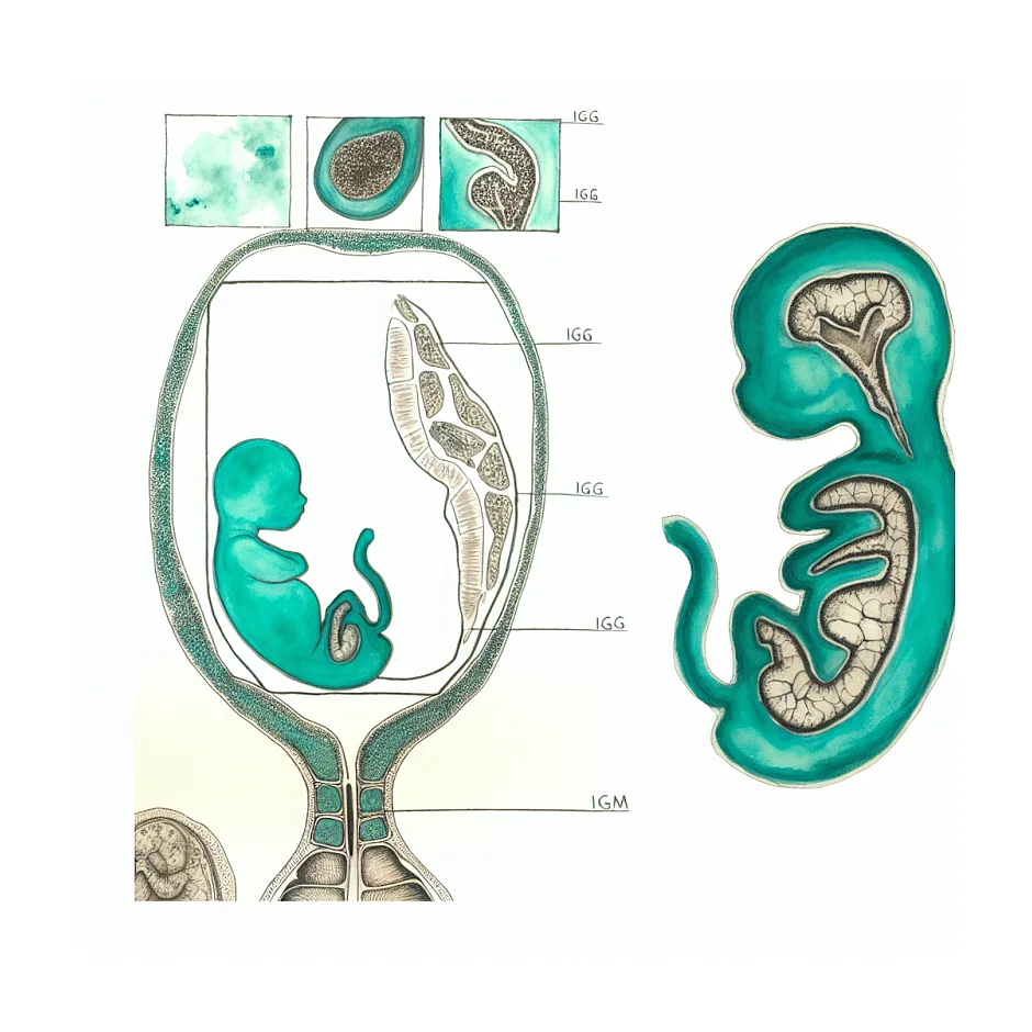 تفسیر نتایج آزمایش IGG و IGM در بارداری