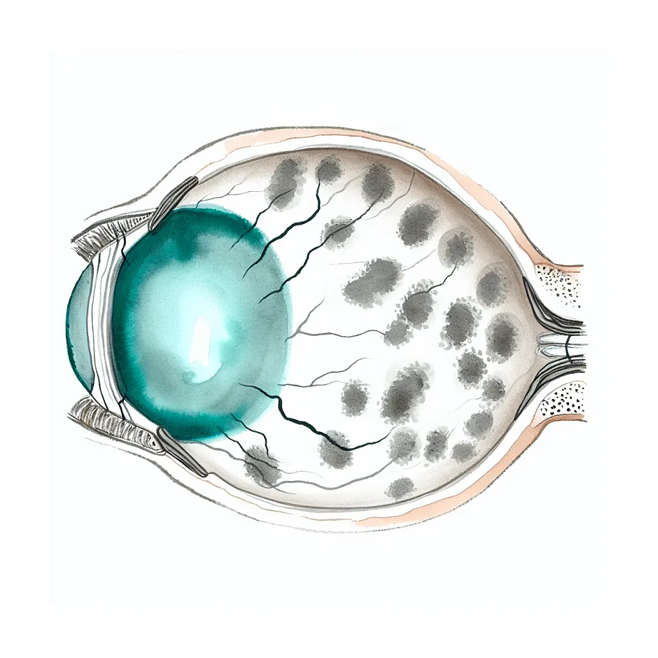 علت لکه‌های خاکستری روی سفیدی چشم کودک
