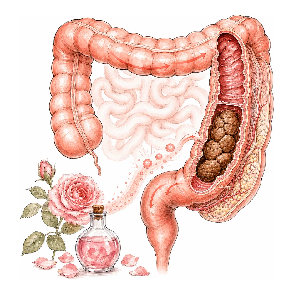 عوارض استفاده از گلاب بر روی متابولیسم گوارشی