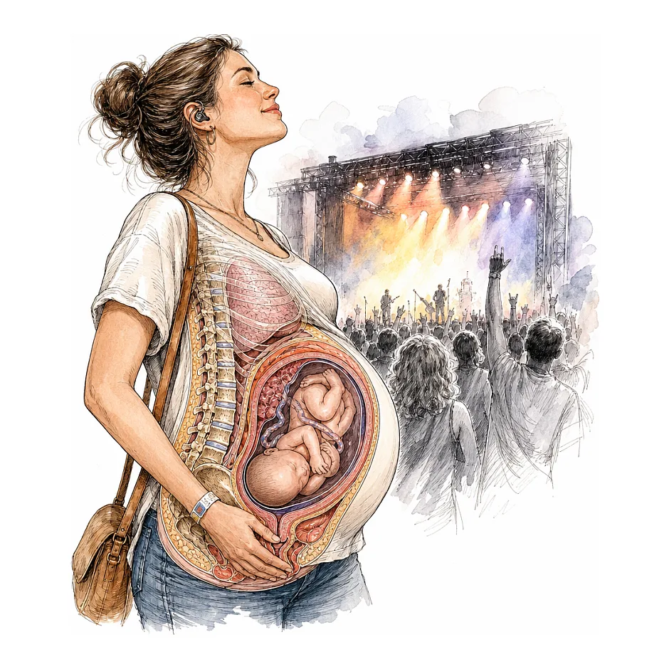 کنسرت در حاملگی: آیا امن است؟