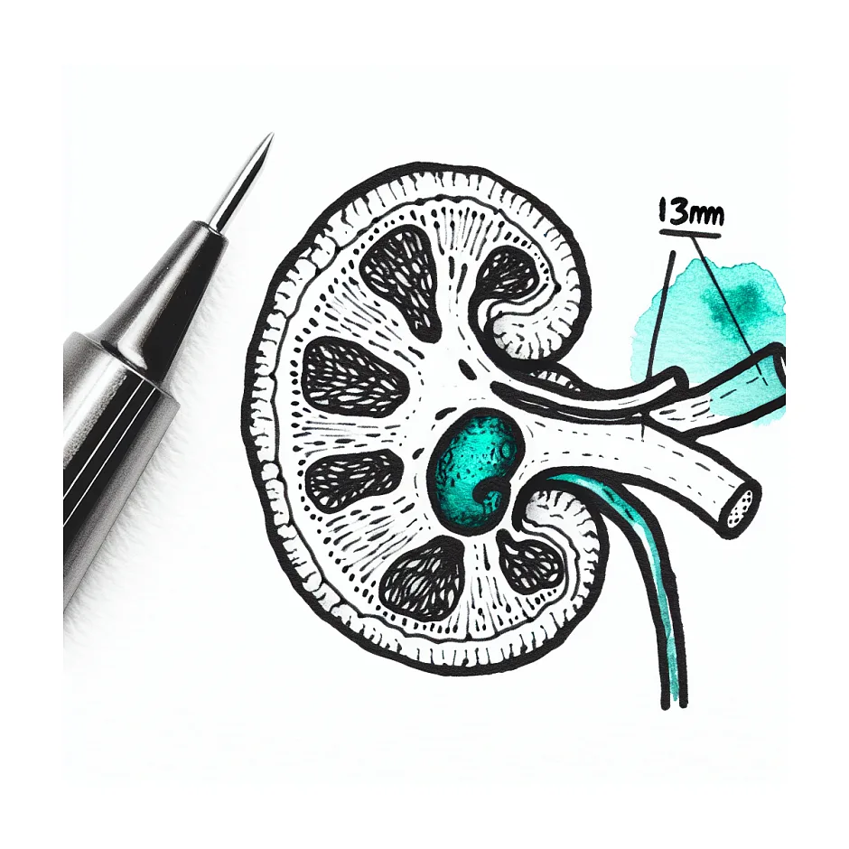 درمان سنگ کلیه ۱۳ میلی‌متری؛ دارو یا سنگ‌شکن؟