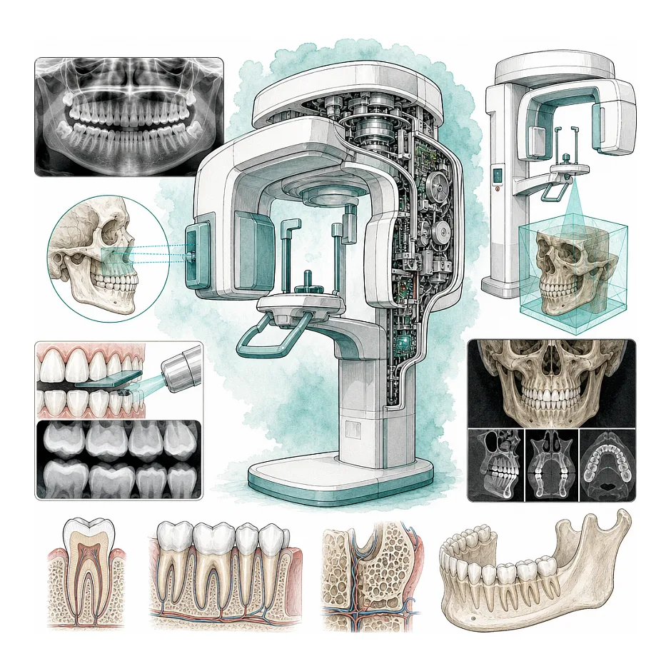 آیا گرفتن ۴ OPG، ۱ بایت‌وینگ و ۱ CBCT در ۵ ماه خطرناک است؟ پاسخ علمی و عملی