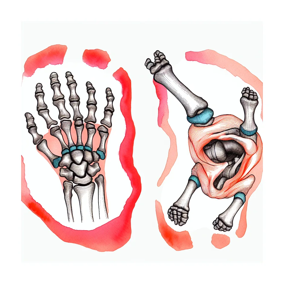 صدای تق در دست و پای نوزاد ۶ ماهه