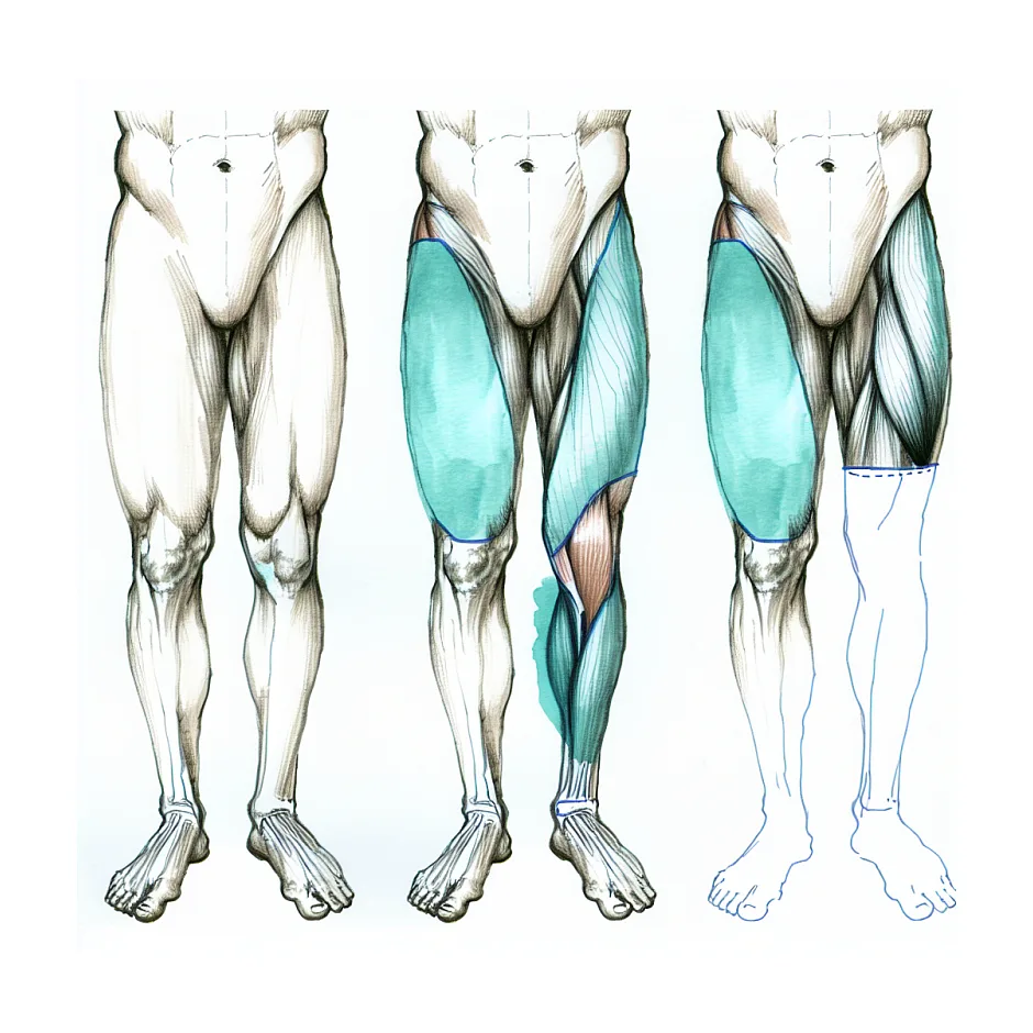 لاغر شدن ناگهانی پایین تنه و احتمال کاهش عضله