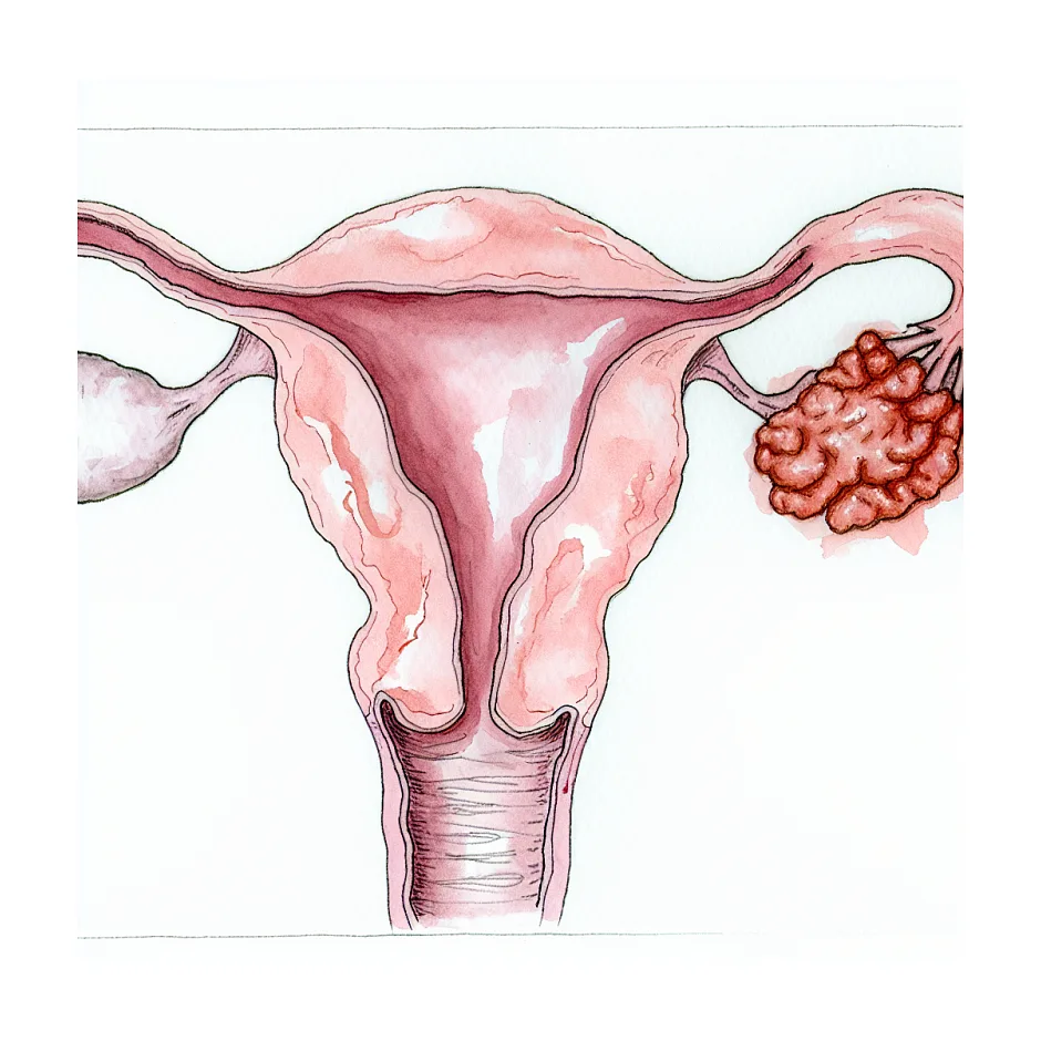 بارداری با فیبروم ساب‌سروزال بزرگ و نیاز به جراحی