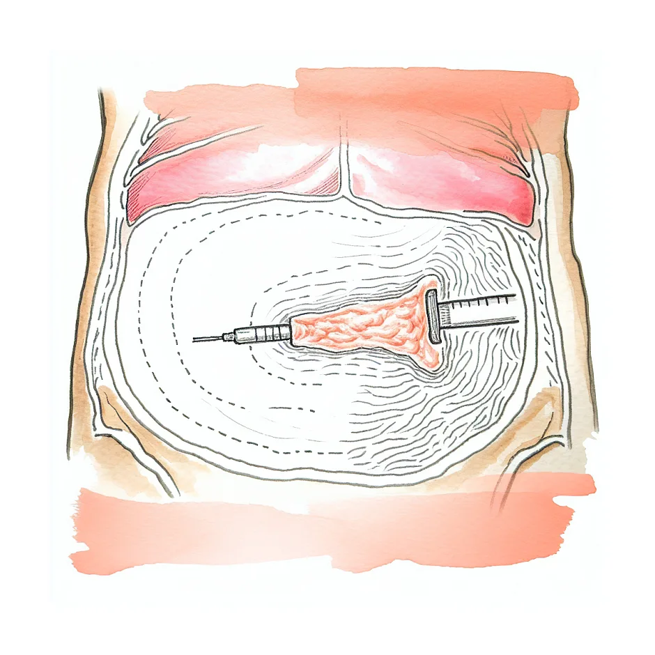 محل مناسب تزریق انوکساپارین در بارداری