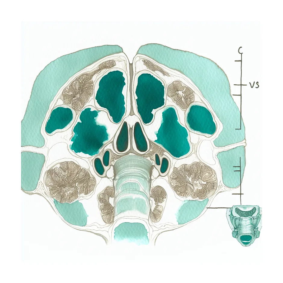 معنی جمله آخر گزارش سی‌تی‌اسکن سینوس‌ها